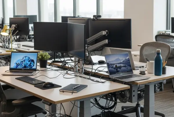 Postazioni di lavoro con hardware refurbished certificato in ufficio