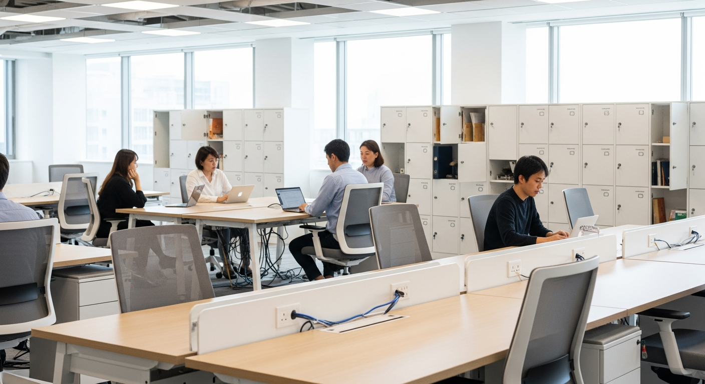 Ufficio moderno con configurazione Flex Use