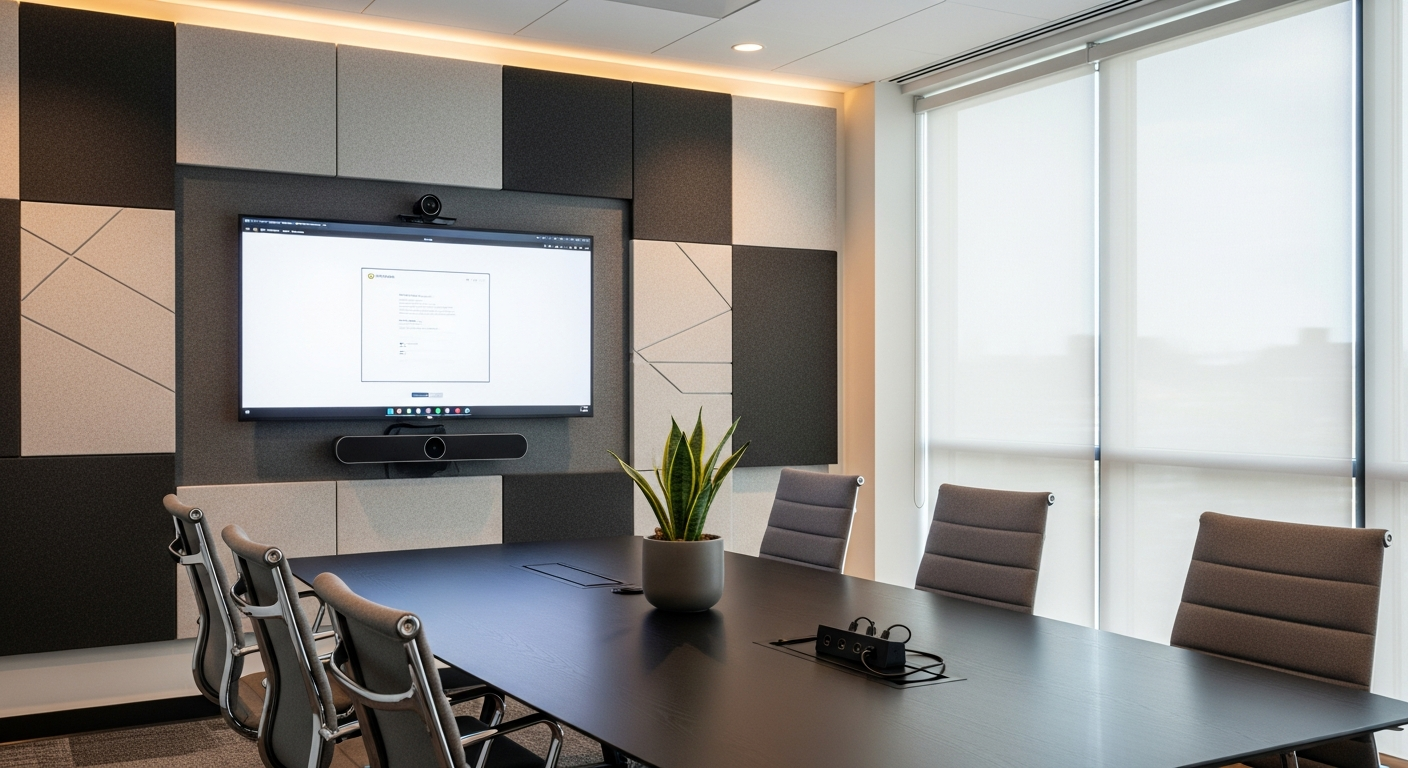 Allestimento huddle room professionale per piccoli team aziendali